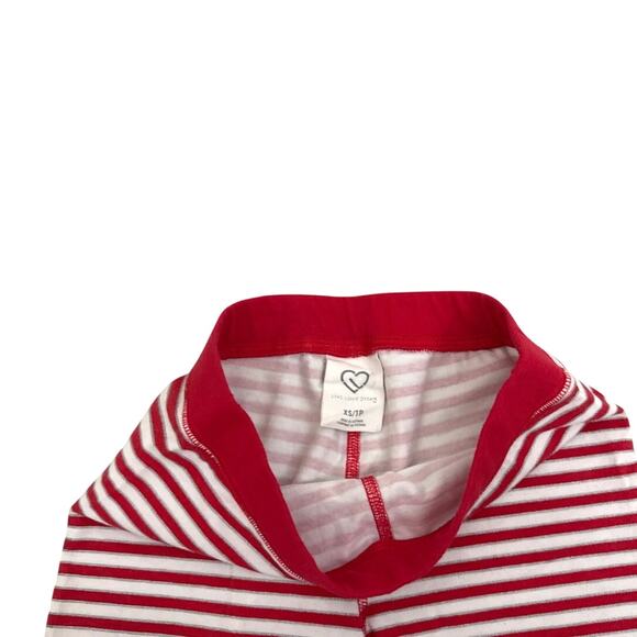 Aeropostale Leggings Red White Silver High Rise Pants Size XS - Picture 3 of 3